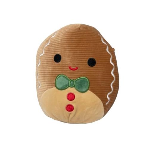 Official KellyToy Christmas 2023 - 8 Inch Jordan the Gingerbread Boy Squisharoys