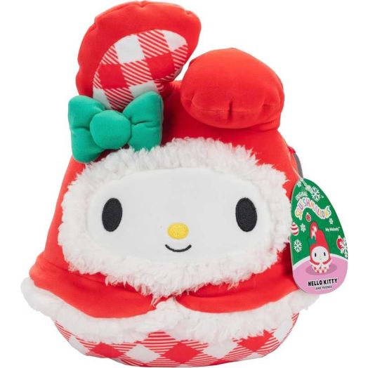 Squishmallows 8-Inch My Melody - Official Jazwares Plush - Collectible Soft & Squishy Hello Kitty Stuffed Animal Toy - Add to Your Squad - Gift for Kids, Girls & Boys
