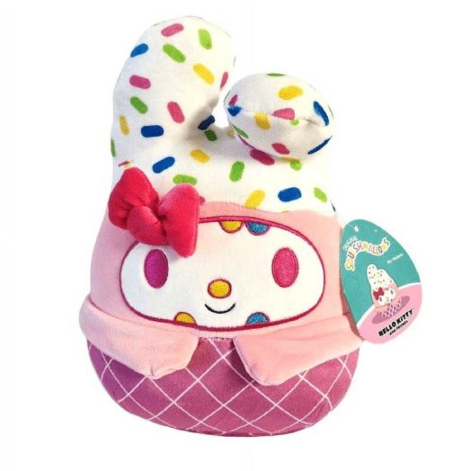 Squishmallows Hello Kitty My Melody Kaiju Plush 10" Tall Sanrio Kellytoy 2023