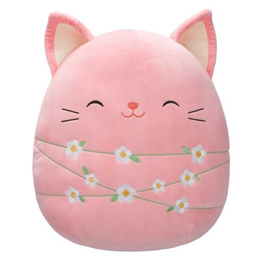 Squishmallows Official 12 inch Wilka the Peach Cat - Child's Ultra Soft Stuffed Plush Toy