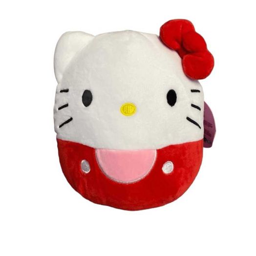 Squishmallows Official Kellytoy 7 Inch Red Hello Kitty Sanrio Super Soft Plush Toy
