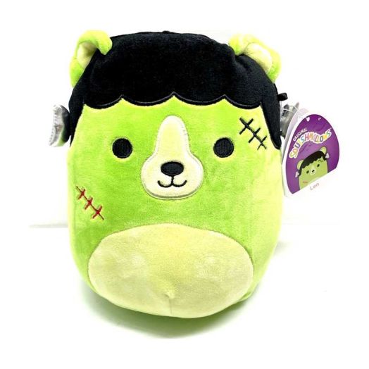 Squishmallows Official Kellytoy Plush 8 inch Len The Frankenstein Bear - Halloween 2021