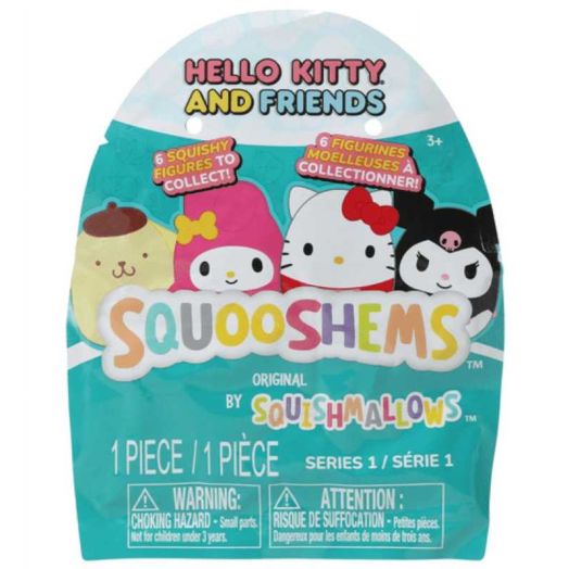 Squooshems Hello Kitty 2.5" Kuromi My Melo Figure 1 Mystery Plush Random New