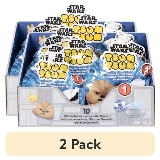 (2 pack) Star Wars Tsum Tsum Blind Pack Story Action Figures Set for Ages 6 and up