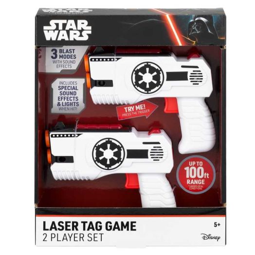 Star Wars Laser Tag Blaster, 2 Player Game, Indoor & Outdoor Use, Children Ages 5+