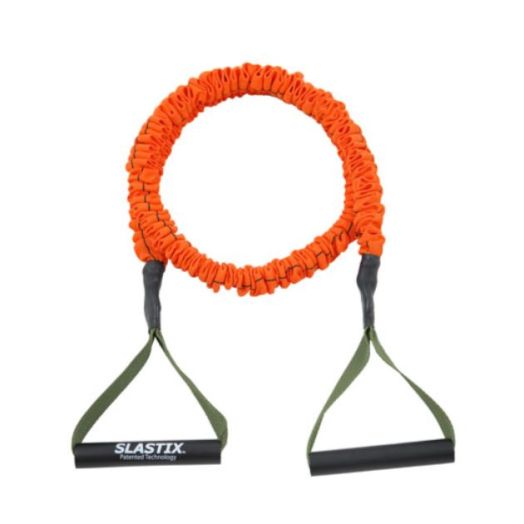 Stroops Slastix Toner Resistance Band with Textured Grip Handles, Very Heavy Orange