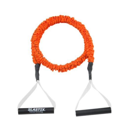 Stroops Slastix Toner with Textured Grip Handles, Very Light Resistance Orange