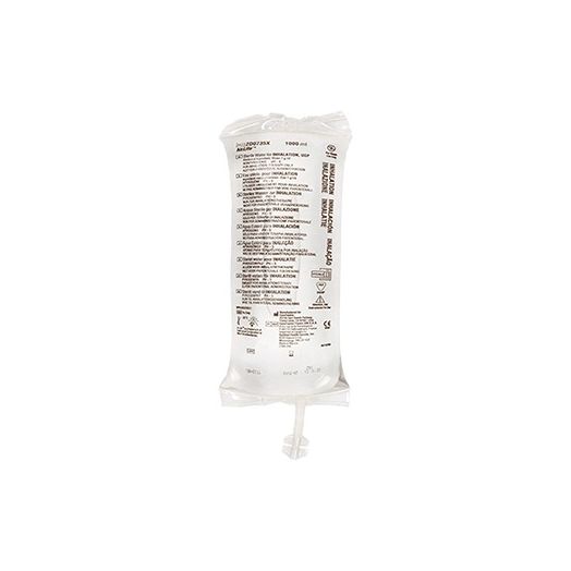 SunMed AirLife Respiratory Therapy Sterile Water Inhalation Solution, 1000 mL Flexible Bag