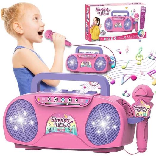 Microphone for Kids Girls Toys Age 2 3 4 5 6, Singing Microphone for Girls Toys Ages 4-6, Birthday Gifts Toys for Toddler Girls 3 4 5 6 7 Year Old