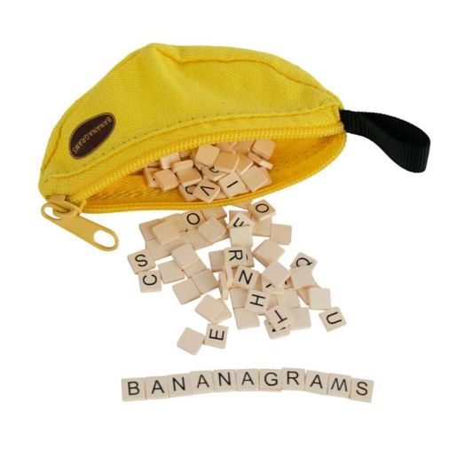 World's Smallest Bananagrams Game - Mini Anagram Word Puzzle