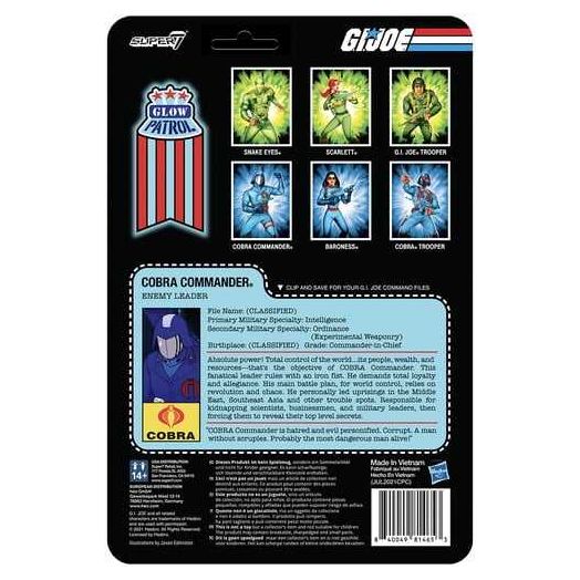 G.I. Joe Wave 1b - Cobra Commander (Glow Patrol)