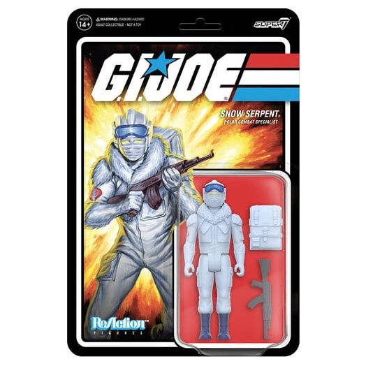 Super7 - G.I. Joe - ReAction Figures Wv8 - Cobra Snow Serpent, Super7, Gifts