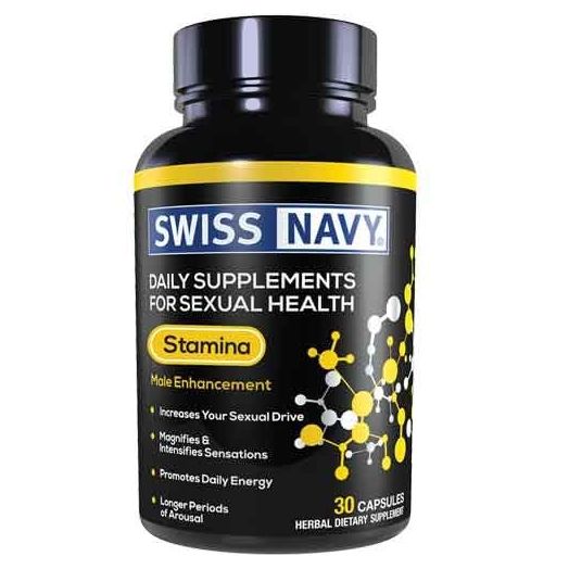 Swiss Navy Stamina Daily Supplement, 30-Count Bottle