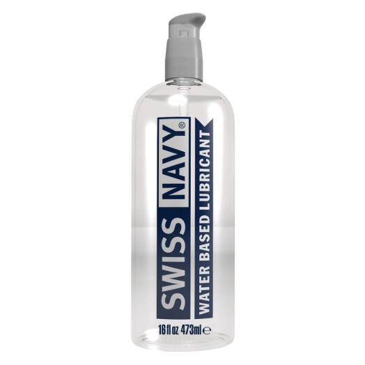 Swiss Navy Premium Water-Based Lubricant, 16 oz