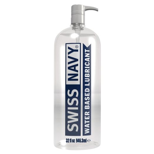 Swiss Navy Premium Water-Based Personal Lubricant, 32 oz