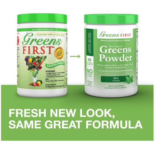 Greens First Original, 30 Servings, Nutrient Rich-Antioxidant Superfood, 49 Different Super Foods