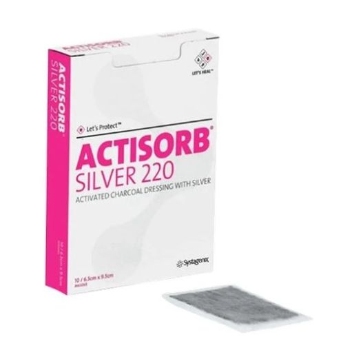 Systagenix ACTISORB™ Silver 220 Antimicrobial Binding Dressing, 2.5 x 3.75 Inch