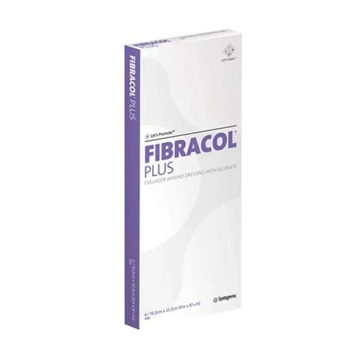 Systagenix Fibracol Plus Collagen Wound Dressing with Alginate, 4 x 8.7 Inch - 1 Dressing Included