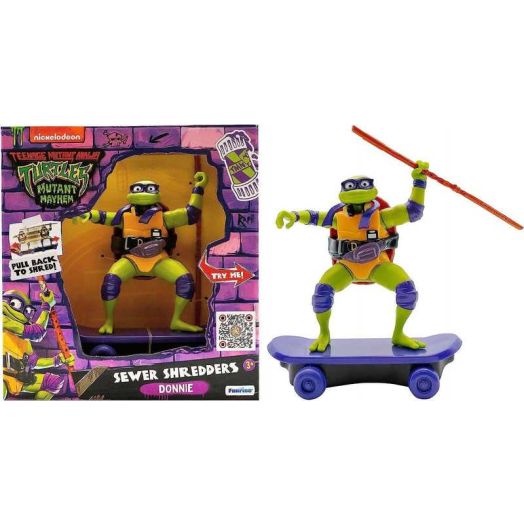 Teenage Mutant Ninja Turtles 5" Sewer Shredders, Donatello, Movie Edition, Ages 3+