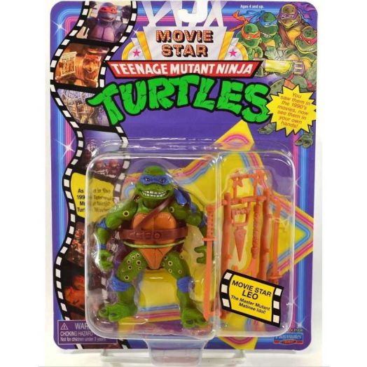Teenage Mutant Ninja Turtles Movie Star Leo Action Figure, 2.25" x 7.5"