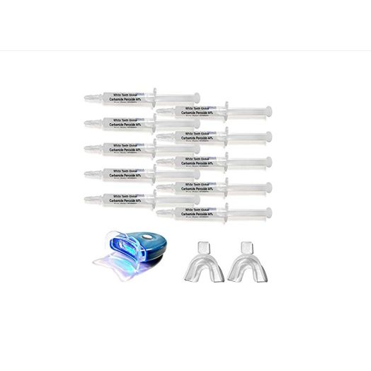 White Teeth Global 44% Carbamide Peroxide Teeth Whitening Gel, 10 Syringes