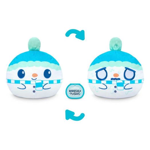 TeeTurtle Snowman 6 Inch Reversible Plush Toy