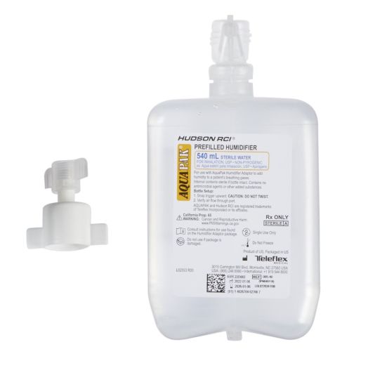 Teleflex Medical Hudson RCI AquaPak Prefilled Bubble Humidifier Kit, 540 mL