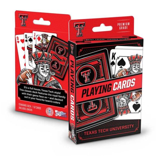 YouTheFan NCAA Texas Tech Red Raiders Classic Series Playing Cards