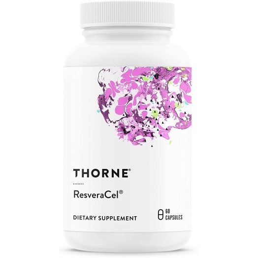 Thorne Research - ResveraCel - Nicotinamide Riboside (Niagen) with Resveratrol and Cofactors in One Capsule - Supports Healthy Aging - 60 Capsules