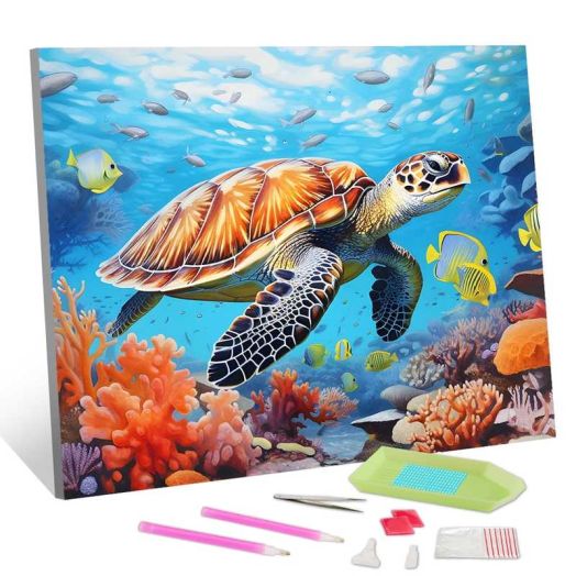 TISHIRON Diamond Art Painting Kits,12x16 inch 5D DIY Forest Landscape Diamond Art Crafts Kit for Adults and Kids Beginners