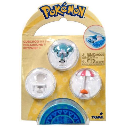 Pokemon Petite Pals Cubchoo Mini Figure 3-Pack