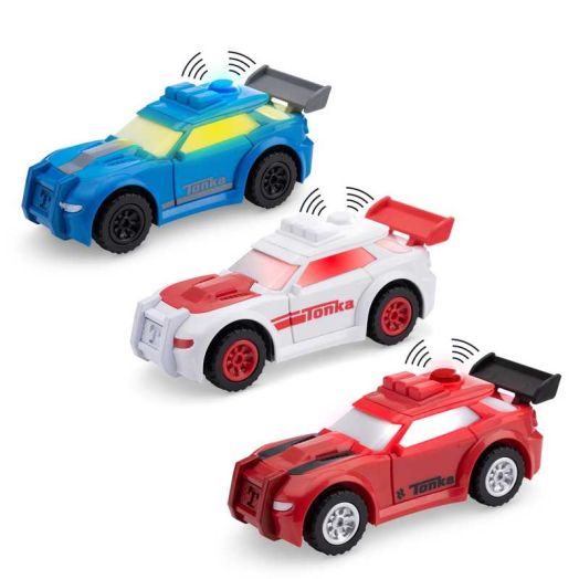 Tonka, 3-Pack Sports Cars Made with Sturdy Plastic, Friction Powered, Boys and Girls, Toddlers Ages 3+, Sports Cars, Toddlers, Birthday Gift, Holiday