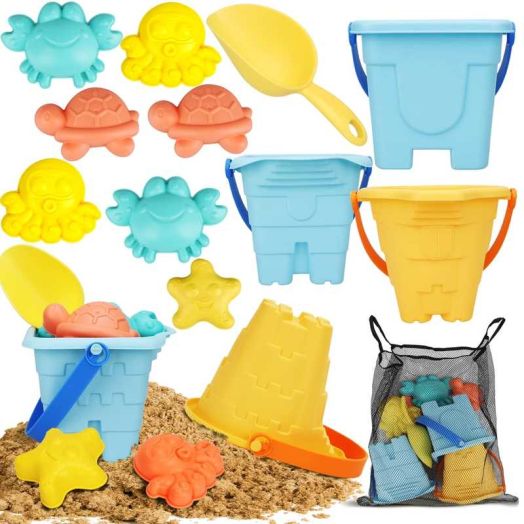 Toy Life Durable Sand Toys, 9 Count, 11.3 oz