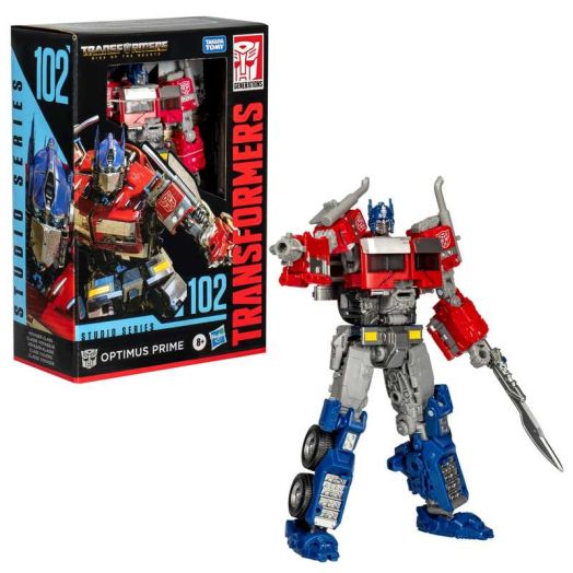Transformers Studio Series Voyager Class Transformers: Rise of the Beasts 102 Optimus Prime 6.5" Action Figure, 8+
