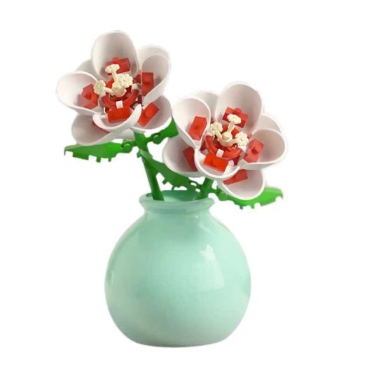 TRANSLINK Flower Building Blocks Toy for Home Decor and Display Birthday Gift for Lovers of Plants and Flowers