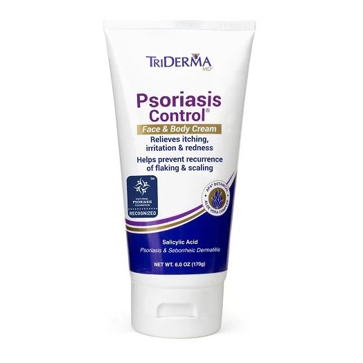 TriDerma Psoriasis Control Face & Body Cream, 6 oz