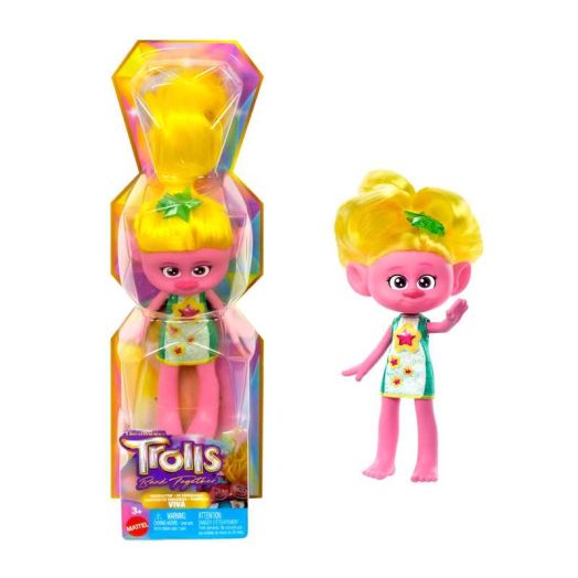 DreamWorks Trolls Band Together Trendsettin' Viva Fashion Doll, Toys Inspired by the Movie