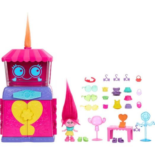 DreamWorks Trolls Fun Fair Surprise Fairtastic Fashion Boutique Playset with Small Doll