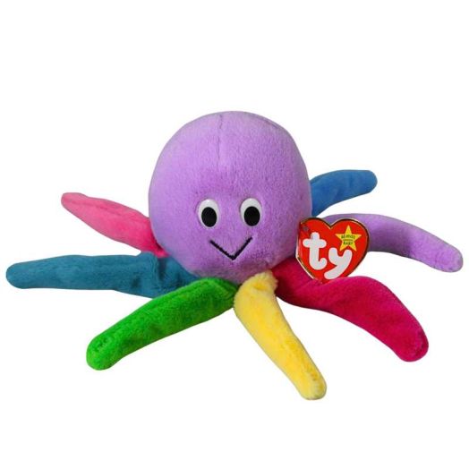 Ty Beanie Baby - Blinky the Octopus - 30th Anniversary - Stuffed Animal