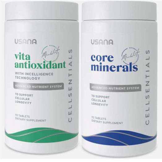 USANA CellSentials triple action cellular nutrition system: Core Minerals and Vita | USANA