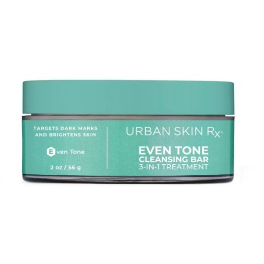 Urban Skin Rx Even Tone Cleansing Bar | 3-in-1 Daily Cleanser, Exfoliator, and Brightening Mask Helps Diminish Dark Spots, Formulated with Kojic Acid, Azelaic Acid, and Niacinamide | 2.0 Oz