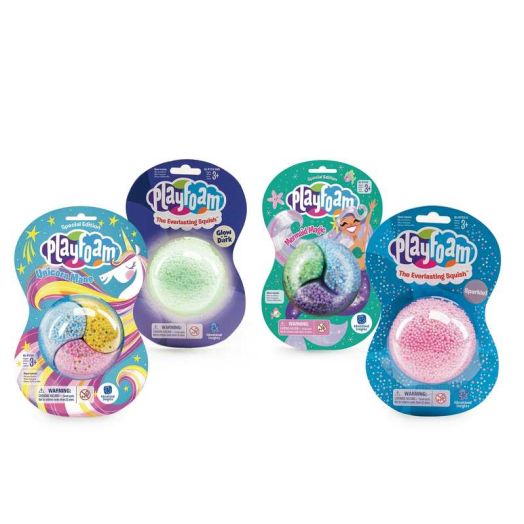 Educational Insights Jumbo Playfoam Jumbo Pods Set of 4 Special Edition, Non-Toxic, Sensory, Arts & Crafts For Boys & Girls Ages 3, 4, 5+