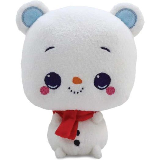 GUND Drops, Benny Burr, Expressive Holiday Stuffed Animal Soft Plush Pet, Snowman Teddy Bear, 6