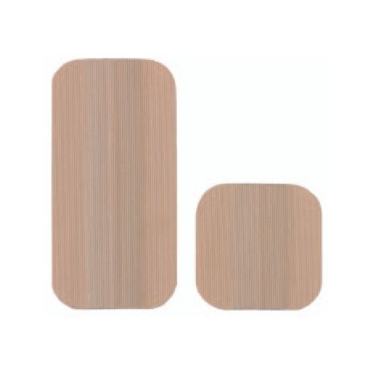 Cardinal Health Tan Tricot Stimulating Electrodes, 2 inch x 4 inch Rectangle Pack of 4