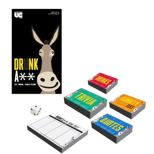 Drunk A** Game from University Games, 2 or More Players Ages 21 and Up