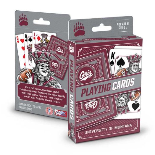 YouTheFan NCAA Montana Grizzlies Classic Series Playing Cards