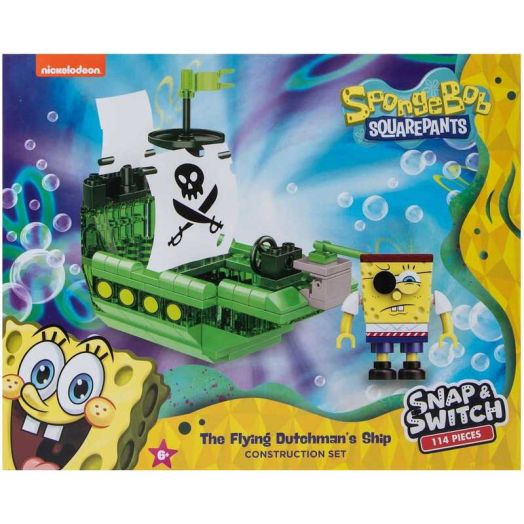 Spongebob Squarepants Snap & Switch The Flying Dutchman Construction Set