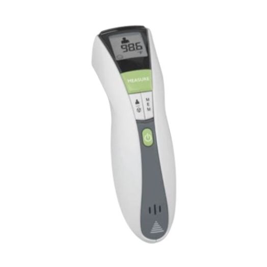 Veridian Healthcare Non-Contact Infrared Forehead Thermometer, 10-Memory Recall Backlit Display