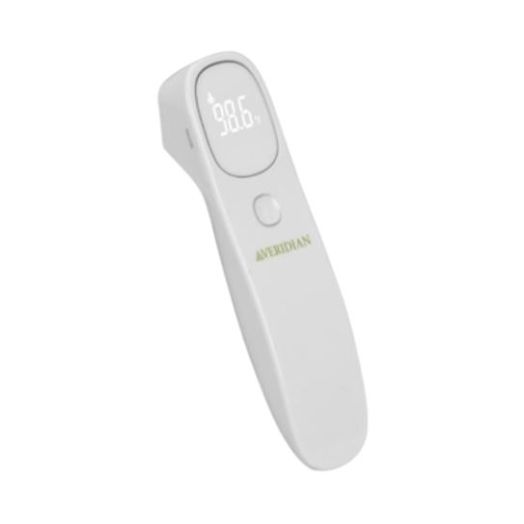 Veridian Healthcare Non-Contact Infrared Thermometer, 32-Memory Recall White LED Display