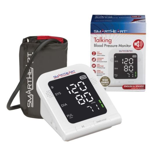 Veridian Healthcare SmartHeart Talking Blood Pressure Monitor, 8.6-16.5 Inch Cuff